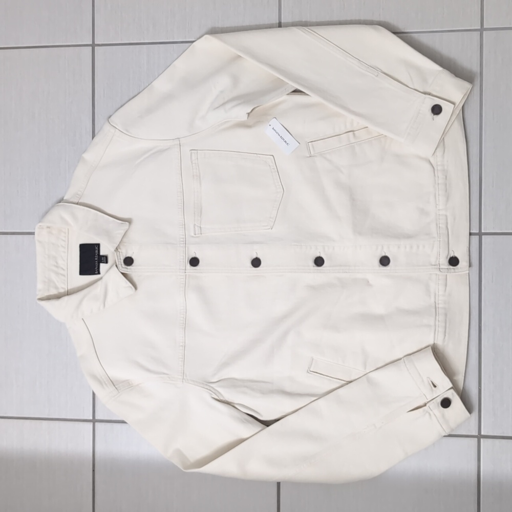 Banana Republic Twill Trucker Jacket Denim Style